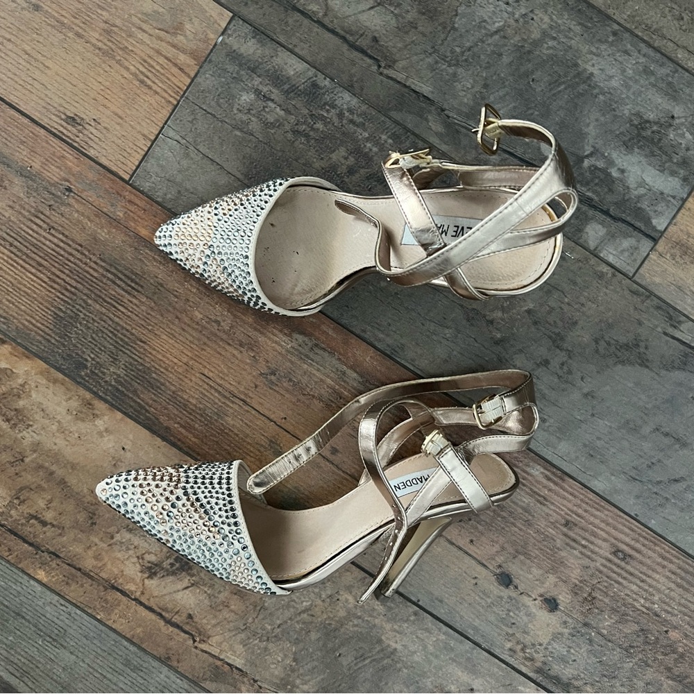Steve Madden embellished heels 8.5